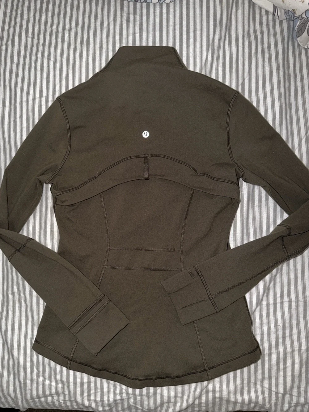 Lululemon Athletica Women’s Luon Define  Jacket Dark Olive First Release size 8